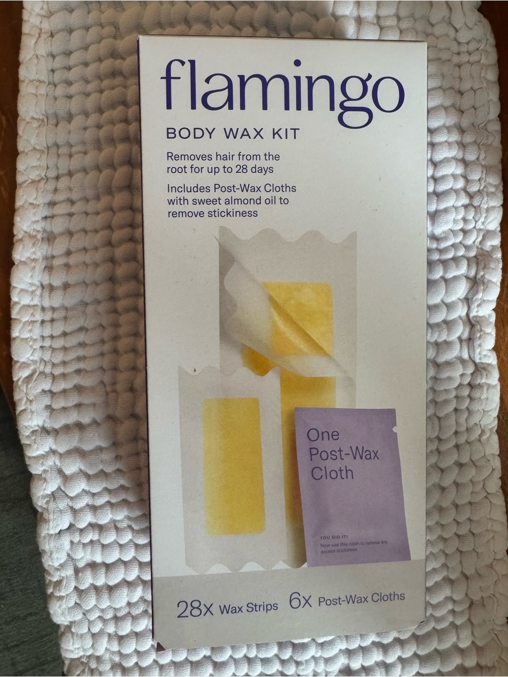 NEW IN BOX Flamingo Body Wax Kit